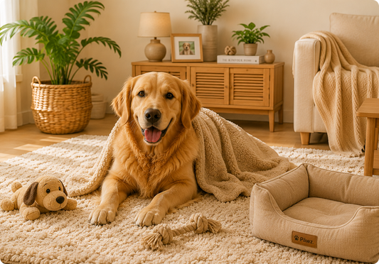 Create a cozy sleeping area for your pets.